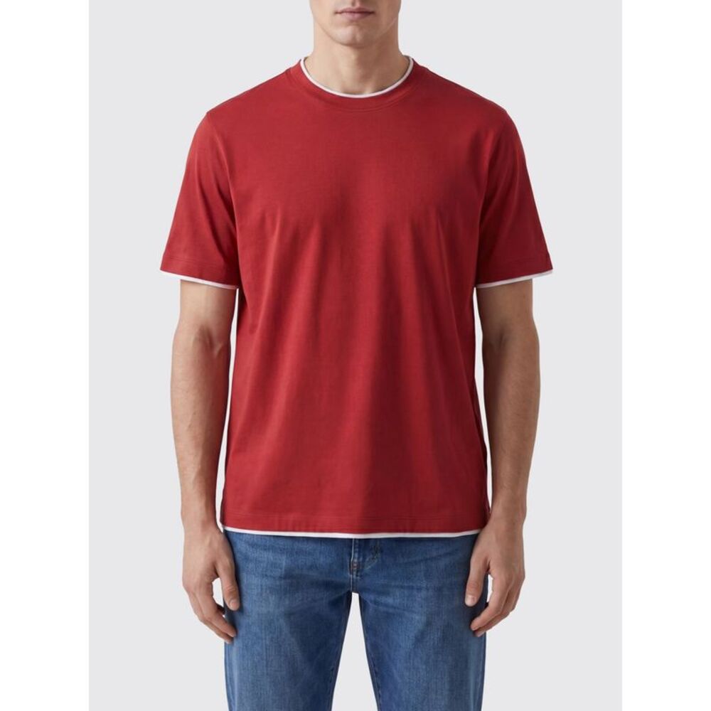 Brunello Cucinelli Men Basic Brunello Cucinelli Cotton T-Shirt